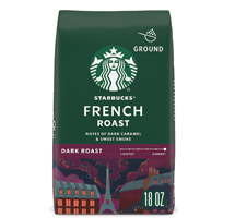 Starbucks french roast dark roast ground coffee